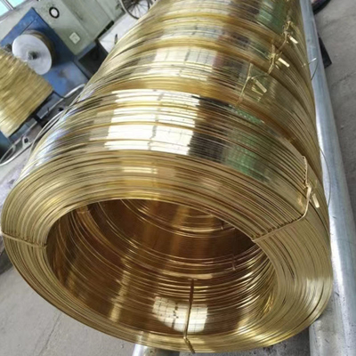 Largura personalizada Brass Copper Alloy Red Copper Wire com revestimento de prata Alta pureza 99,99%
