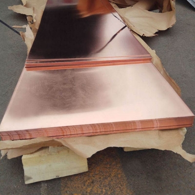 Tamanho personalizado Placa de cobre puro com alta pureza e GB En ASTM JIS BS Standard