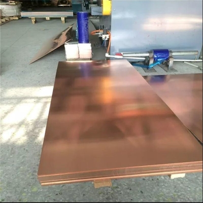 Tamanho personalizado Placa de cobre puro com alta pureza e GB En ASTM JIS BS Standard