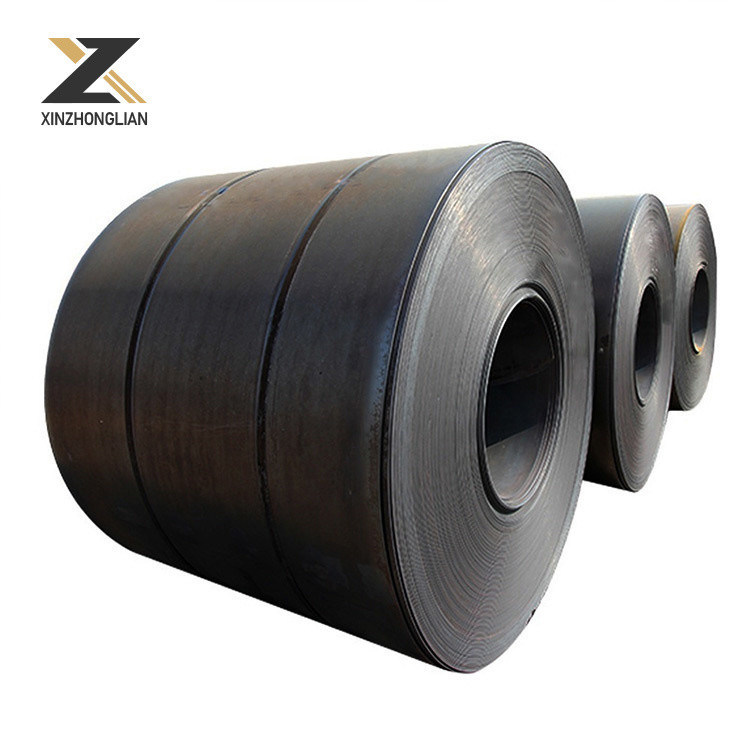 Chapa de chapa de aço laminada a quente Ss400 Q235 Q345 Q355 S355 Empilhadeira de aço de carbono preto picado e oleado