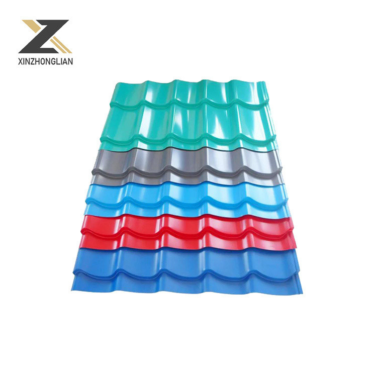 Chapa de telhado de aço galvanizado com revestimento de zinco de ferro 0,6 mm 0,8 mm 1,2 mm Z80 g Z100 g