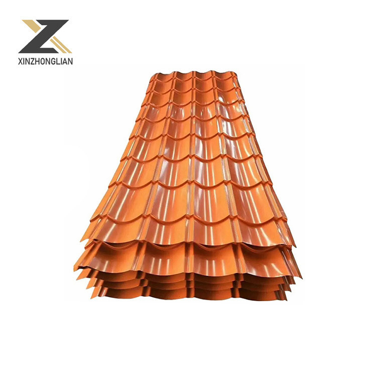 Chapa de aço galvanizado Chapa de telhado ondulado revestida com Aluzinco para 5-25m 0,1mm-1,2mm
