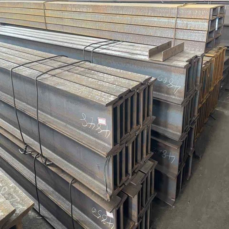 Q235B Q345b I Feixe 16mn de aço galvanizado galvanizado H Estrutura de aço aço ASTM A36 A992 Soldadura a quente Feixe universal