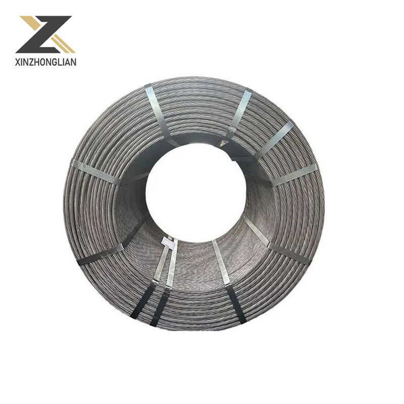 1860MPa 1mm 2mm 7 Wire PC Ht Torcido Filamento de aço inoxidável Corda Filamento de aço galvanizado