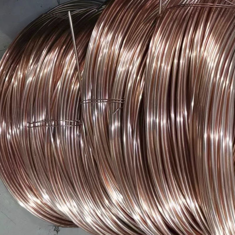 Largura personalizada Brass Copper Alloy Red Copper Wire com revestimento de prata Alta pureza 99,99%
